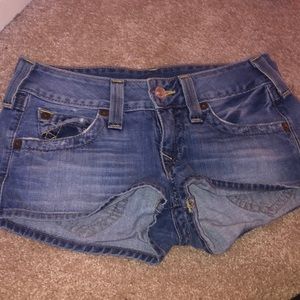 True Religion Name Brand Jean Shorts